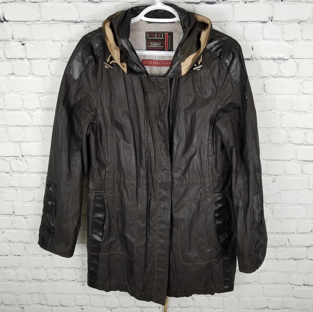 FUCHS SCHMITT | hooded button up long jacket